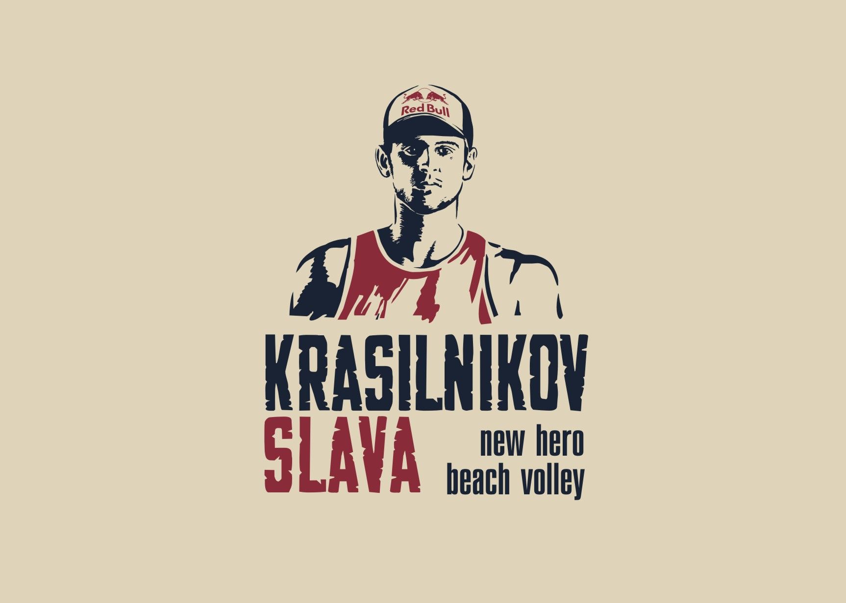 Логотип для krasilnikov. new hero beach volley - дизайнер Zheravin