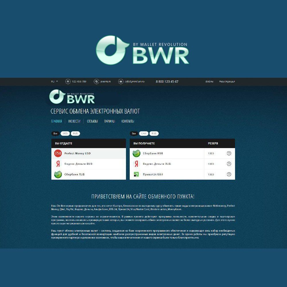 Логотип для By Wallet Revolution (BWR) - дизайнер vipmest