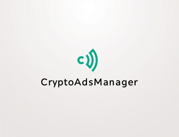 Логотип для CryptoAdsManager - дизайнер V_Sofeev