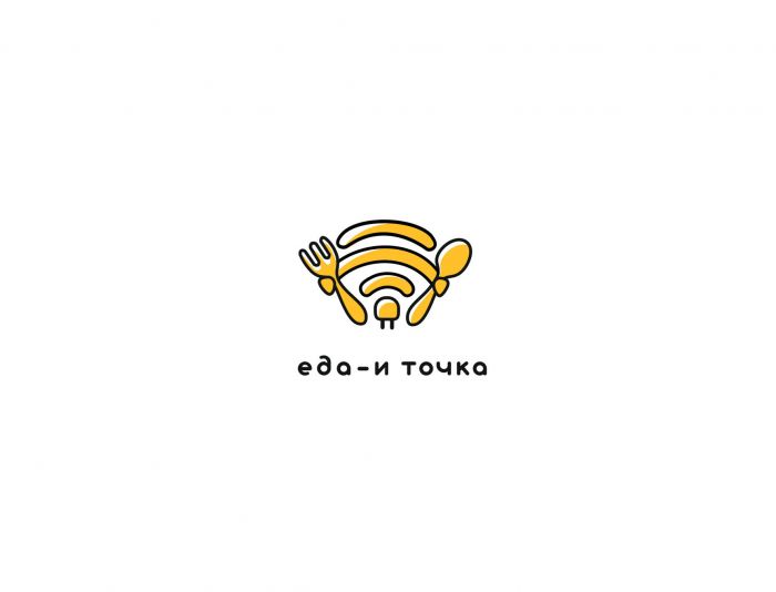 Логотип для еда - и точка - дизайнер Anastasi