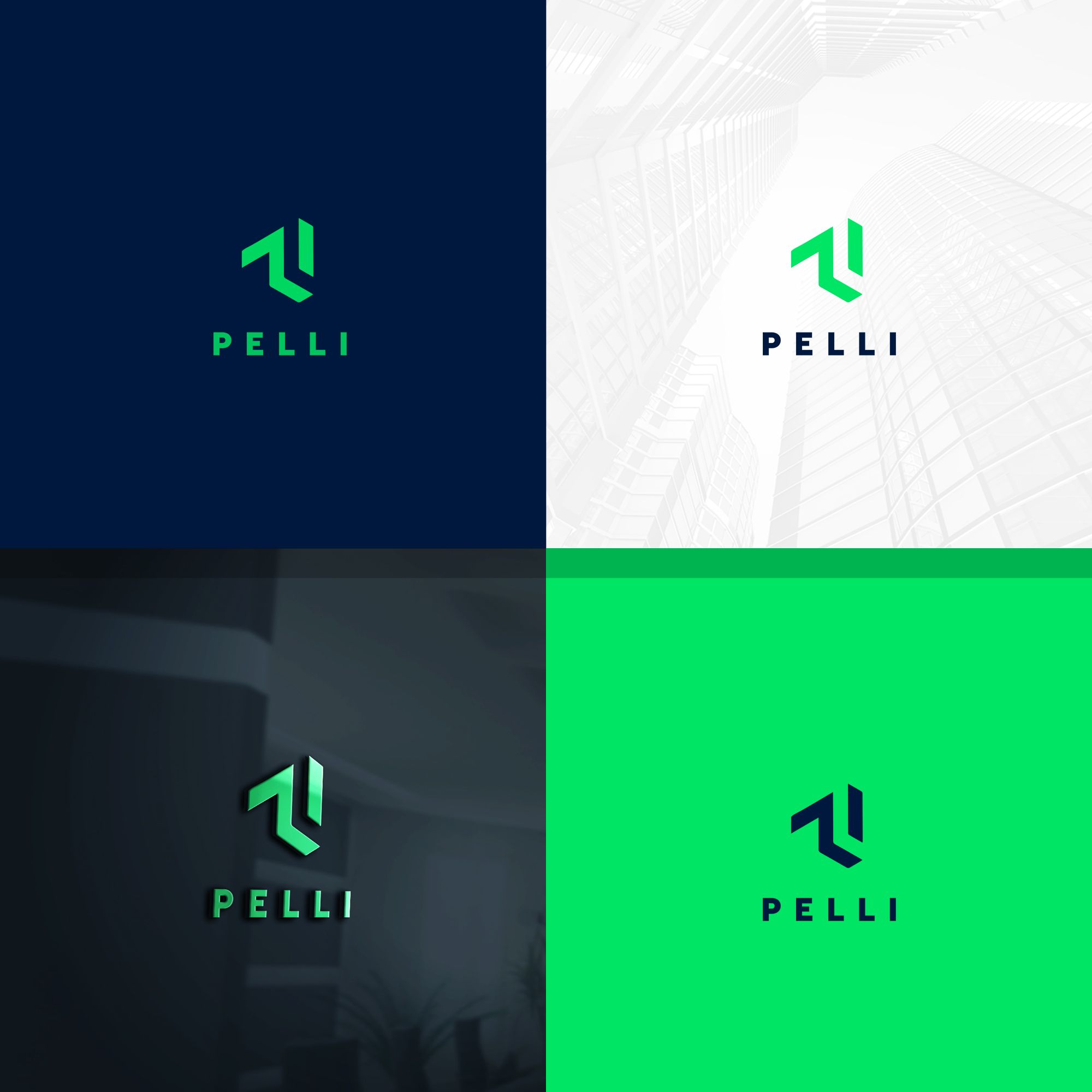 Логотип для PELLI (натуральная кожа для мебели) - дизайнер GreenRed