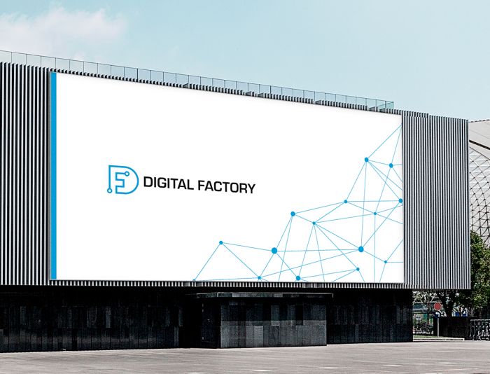 Лого и фирменный стиль для Digital Factory (Цифровой завод)  - дизайнер BARS_PROD