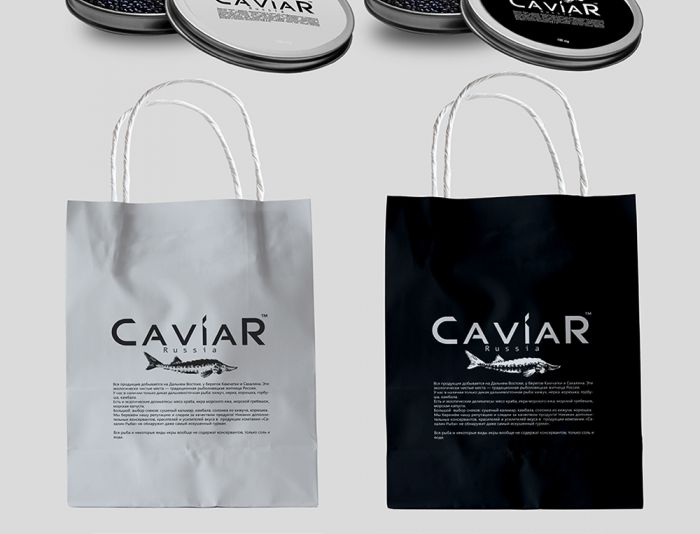 Лого и фирменный стиль для Caviar Russia - магазин икры - дизайнер mohsolt