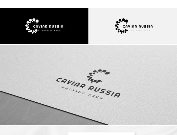 Лого и фирменный стиль для Caviar Russia - магазин икры - дизайнер LeBron1987