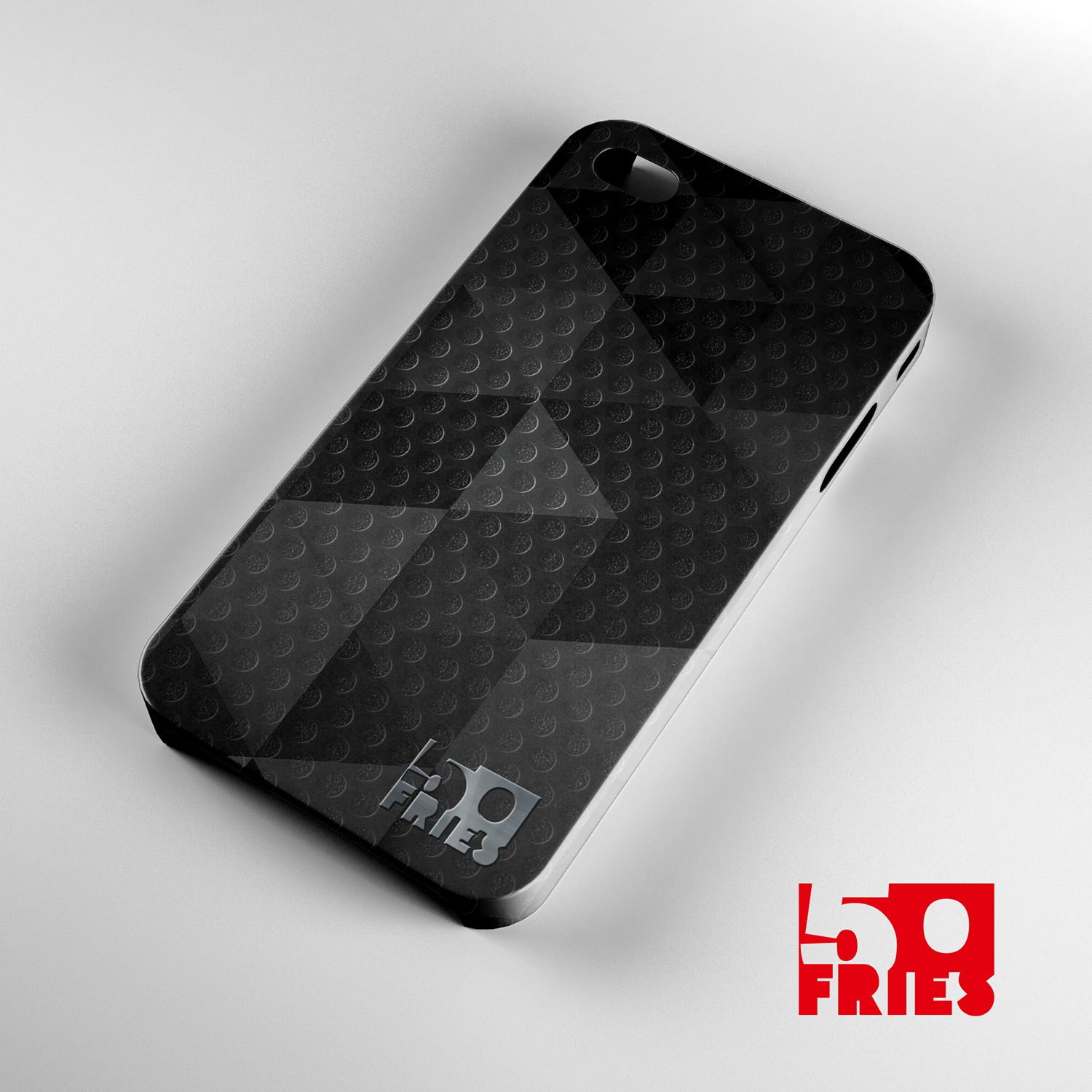 Логотип для бренда аксесуаров для сотовых телефонов 50fries - дизайнер funkielevis