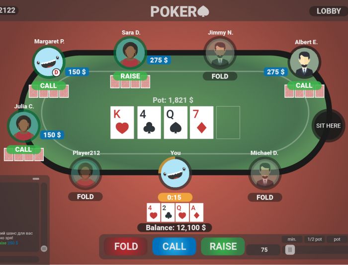 Разработка дизайна стола, для игры в онлайн покер - дизайнер nekeri