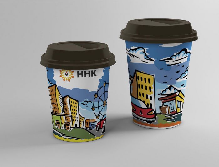 Дизайн для кофейного стаканчика - дизайнер SmolinDenis