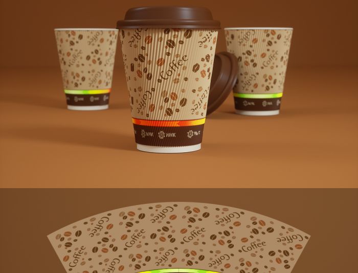 Дизайн для кофейного стаканчика - дизайнер STAF