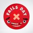 Логотип для инстаграм паблика Fails_day - дизайнер Nikita_Kt