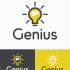 Логотип для Гений, растим гения , genius, smart kids etc.  - дизайнер Potemkin_gg