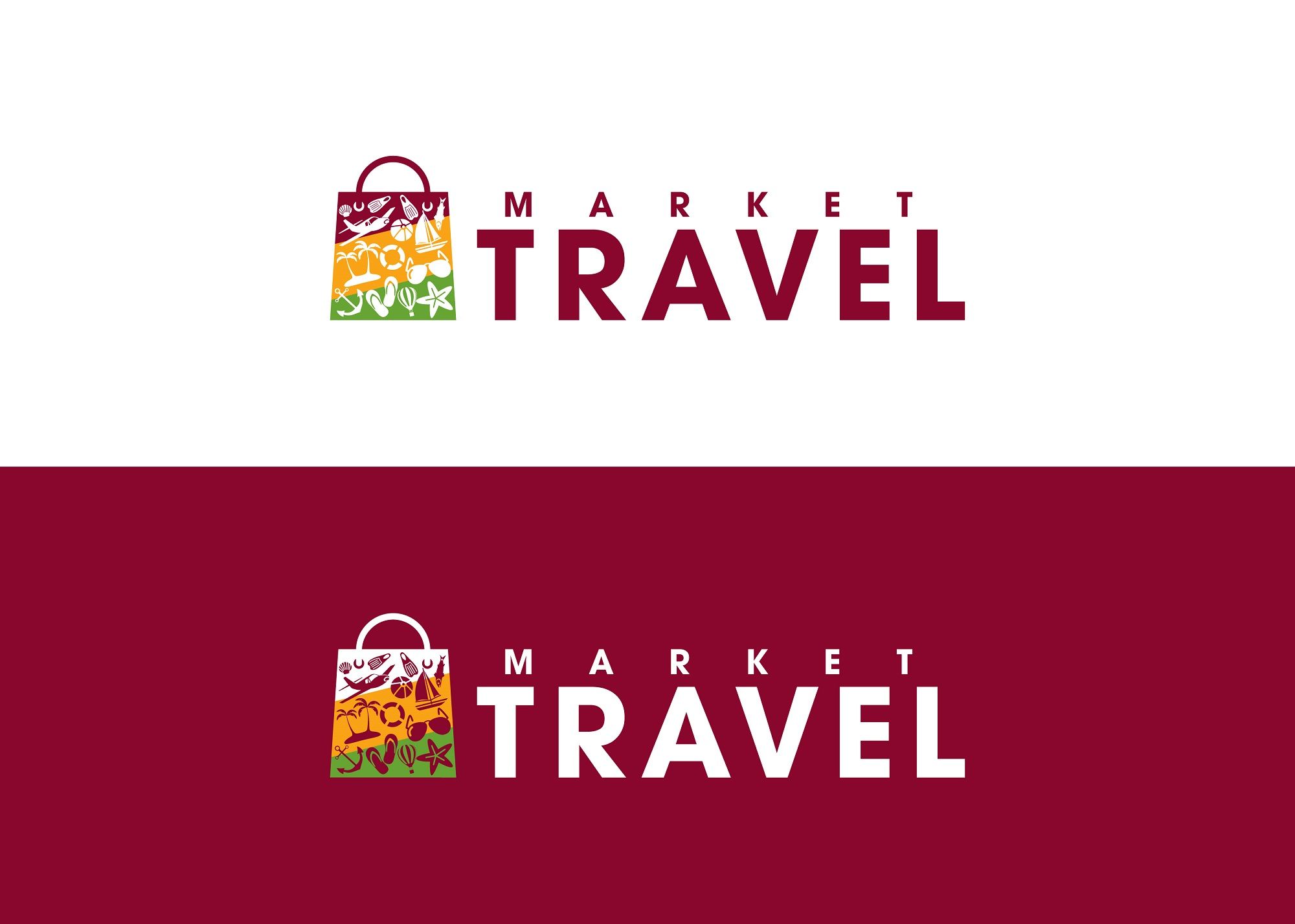 Лого и фирменный стиль для Турагентство Travel Market - дизайнер Rusj