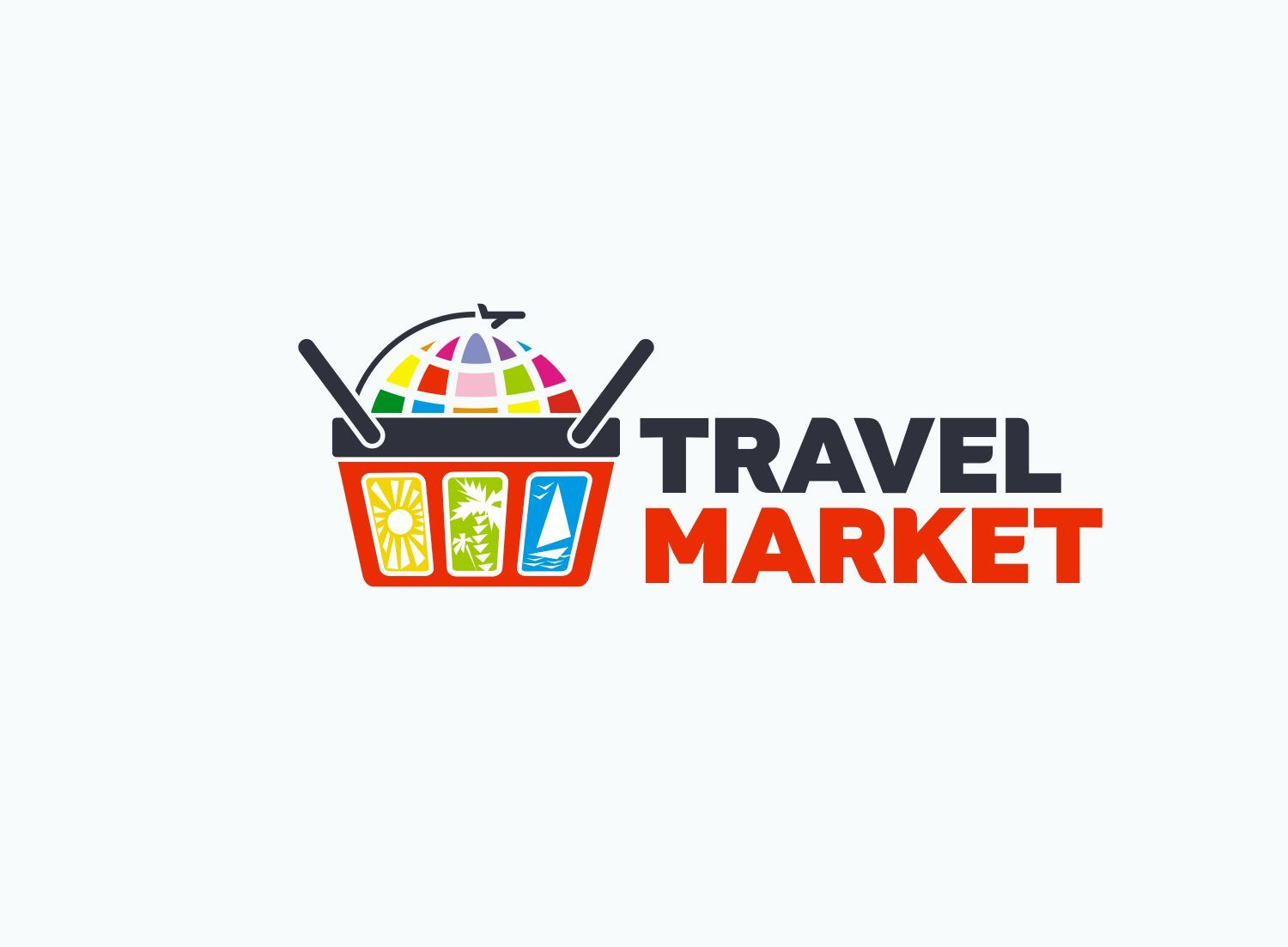 Лого и фирменный стиль для Турагентство Travel Market - дизайнер kras-sky