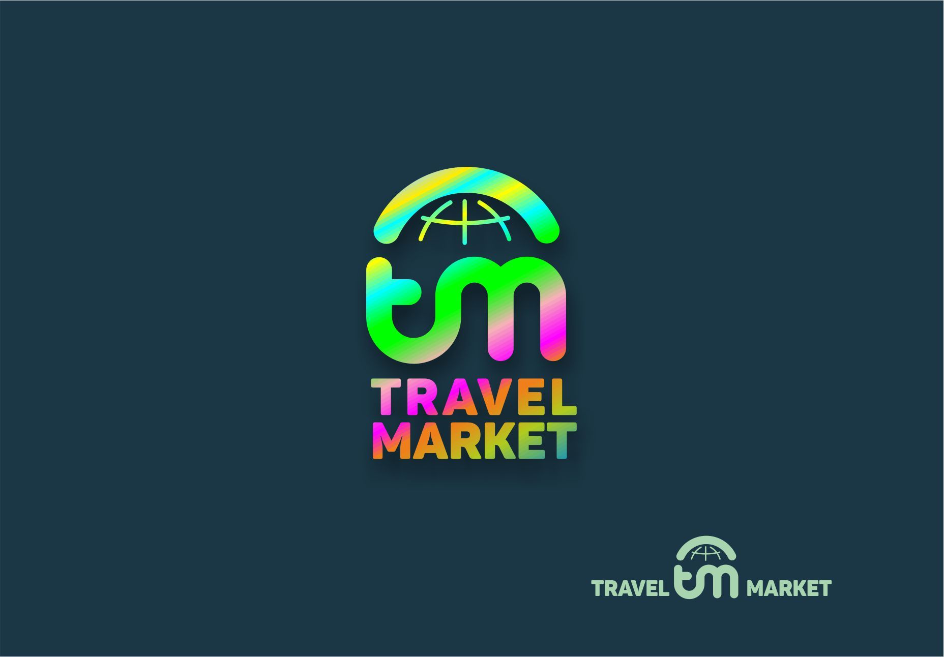 Лого и фирменный стиль для Турагентство Travel Market - дизайнер PAPANIN