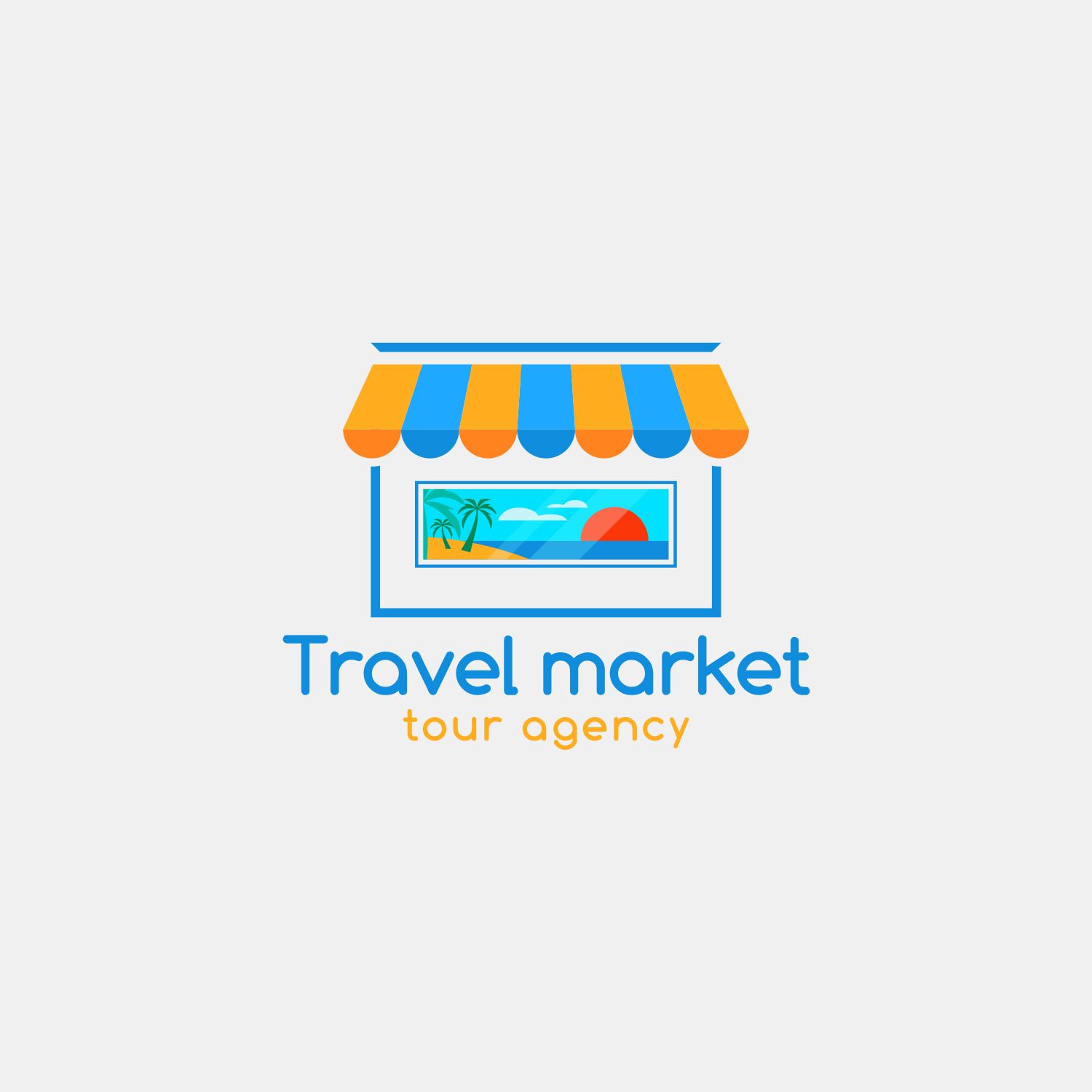 Лого и фирменный стиль для Турагентство Travel Market - дизайнер AnZel