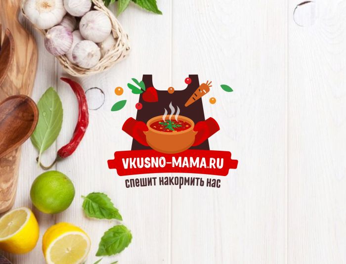 Логотип для vkusno-mama.ru - дизайнер Tanchik25