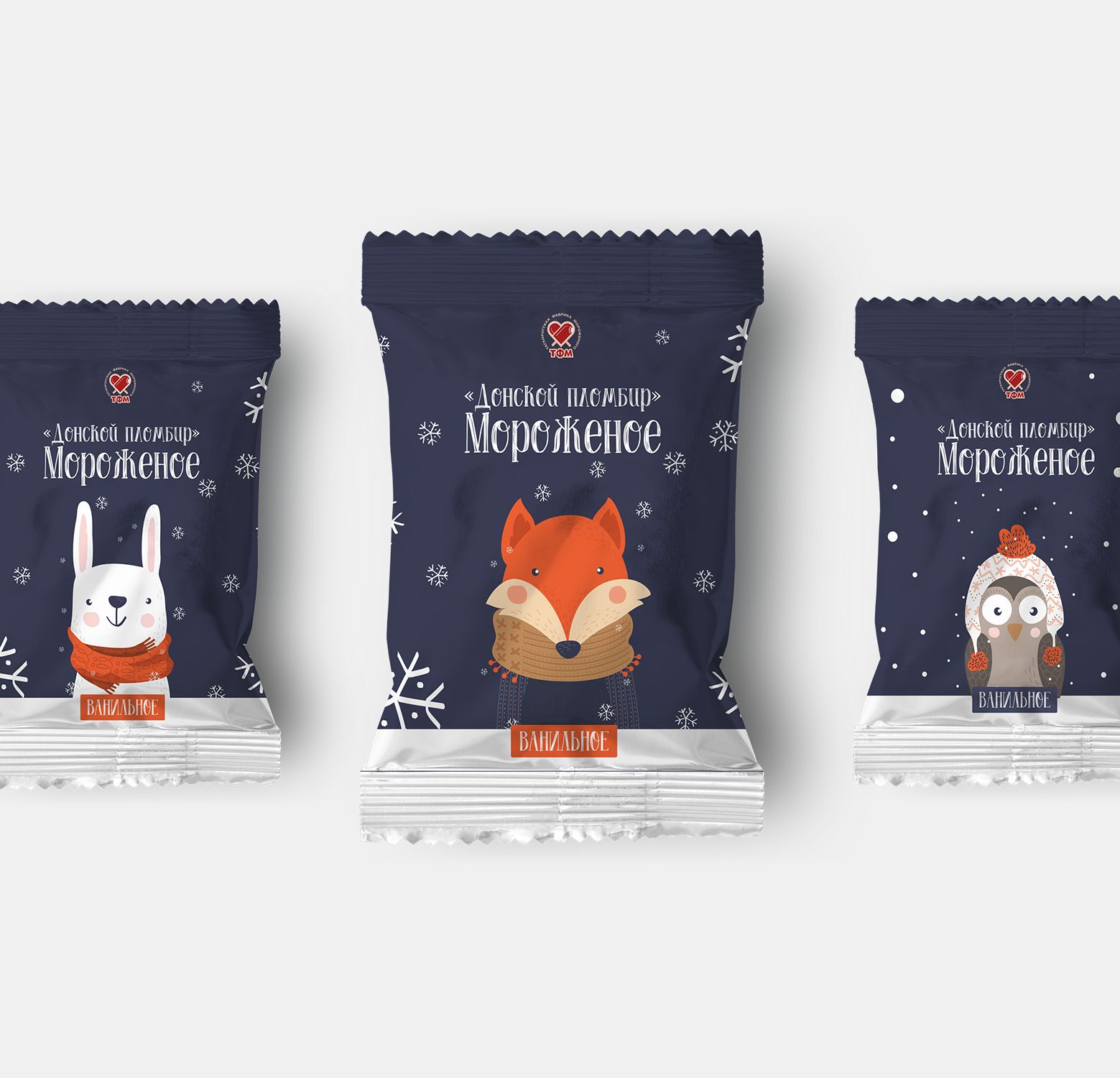 Этикетка для Таганрогской Фабрики Мороженого - дизайнер NightFreshAir