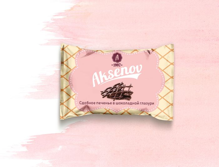 Упаковка для печенья торговой марки Aksenov - дизайнер avoqado