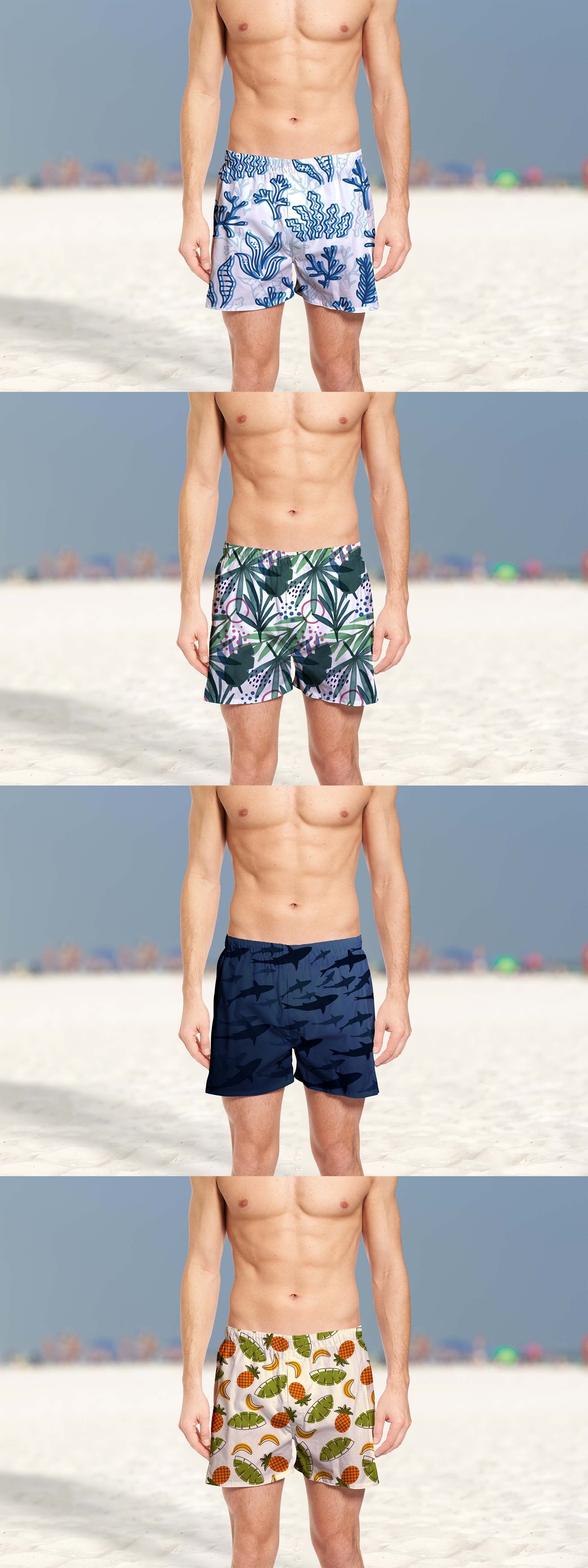 Дизайн рисунка для мужских шорт для плавания  - дизайнер nekrosss