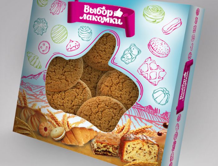 Упаковка для печенья - дизайнер nadykostelceva