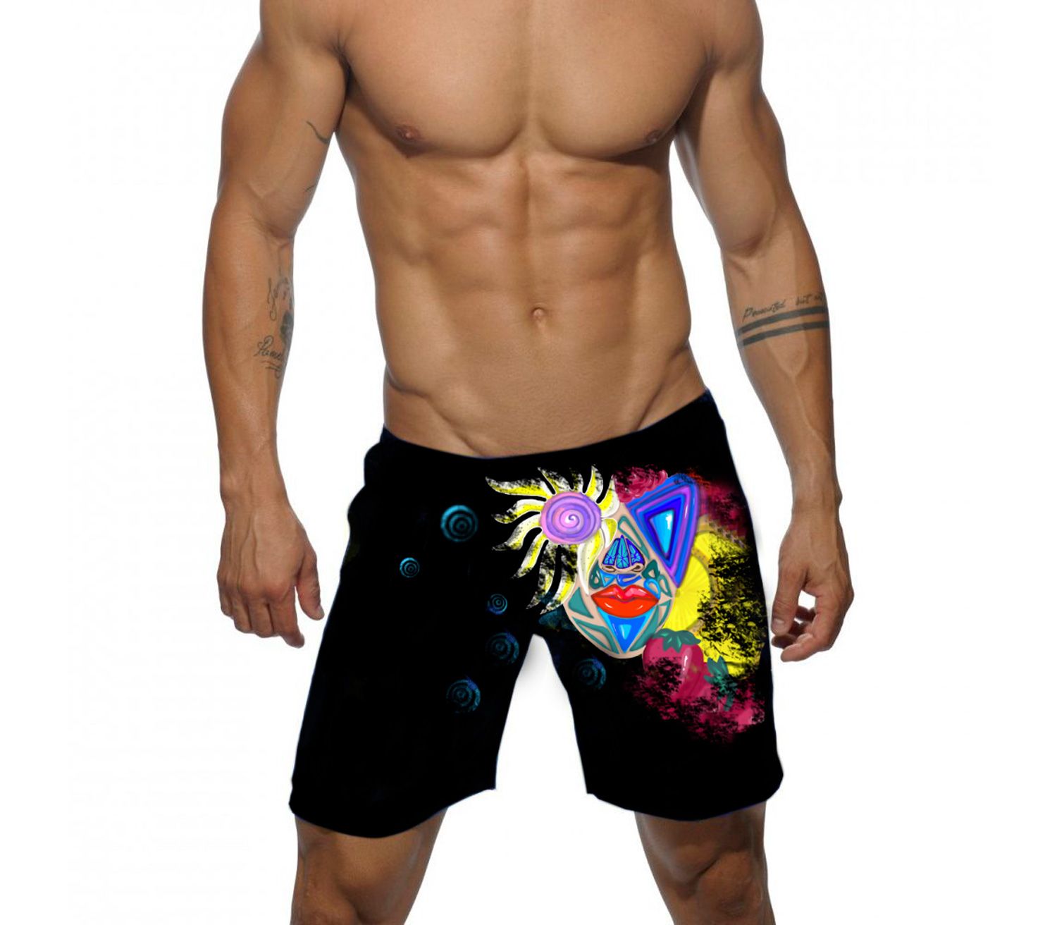 Дизайн рисунка для мужских шорт для плавания  - дизайнер vi1082