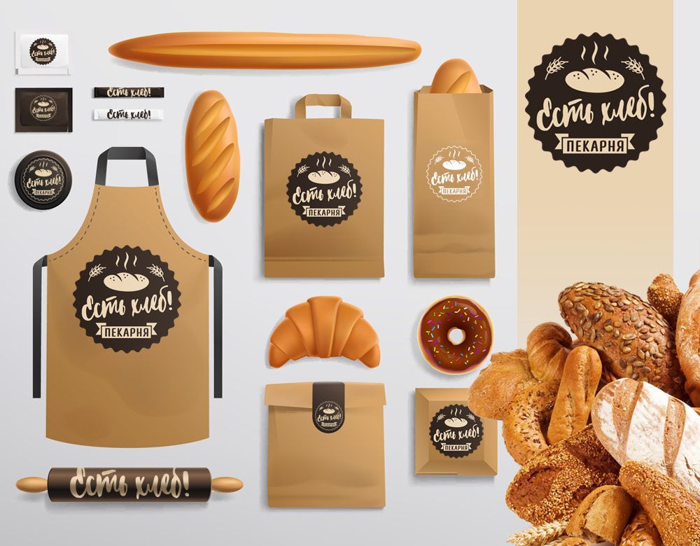 Логотип для Пекарня Есть Хлеб - дизайнер oleg_khalimov