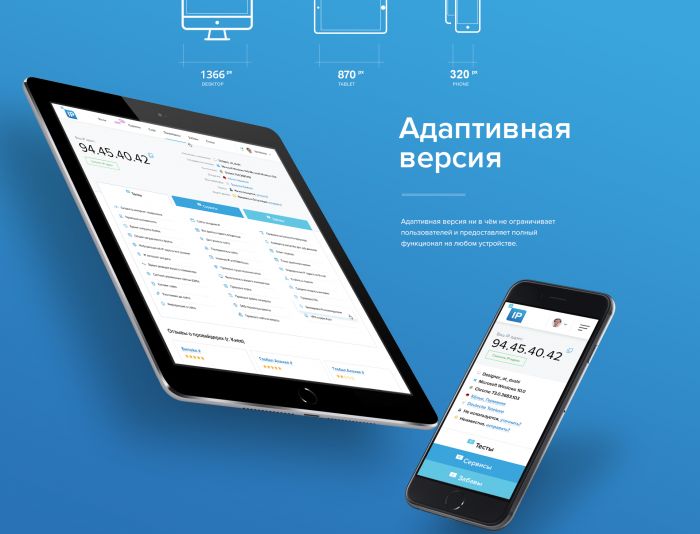 Веб-сайт для 2ip.ru - дизайнер melyacrimea