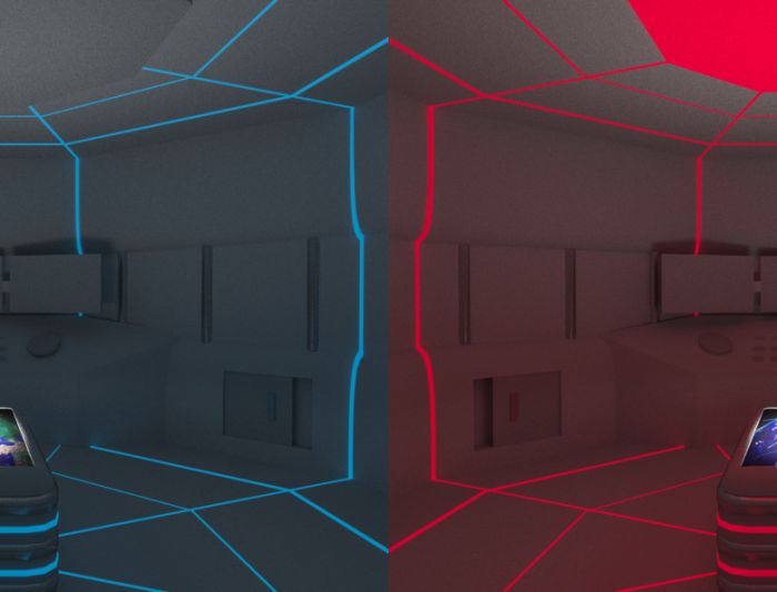 Визуализация интерьера комнаты для квеста - дизайнер Zero-2606