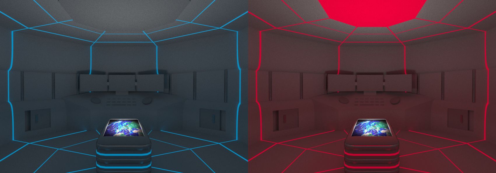 Визуализация интерьера комнаты для квеста - дизайнер Zero-2606