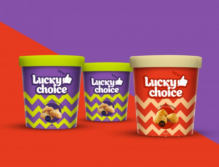 упаковка для печенья в стаканах Lucky Choice - дизайнер Ula_Chu