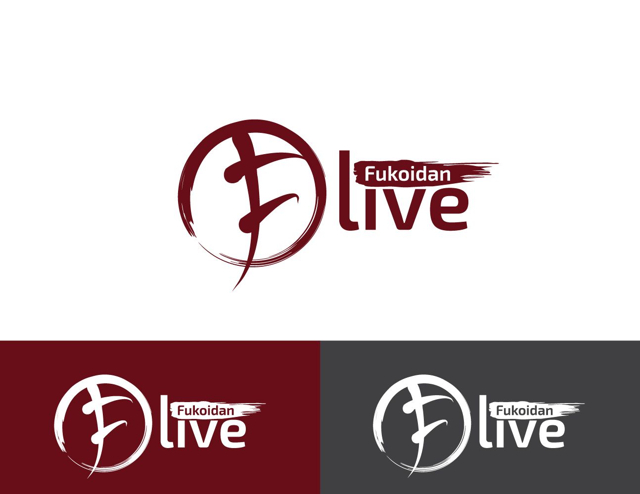 Лого и фирменный стиль для F-Live - дизайнер Grynkiv