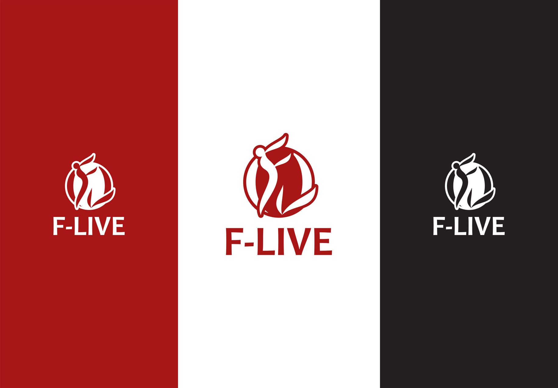 Лого и фирменный стиль для F-Live - дизайнер LiXoOn