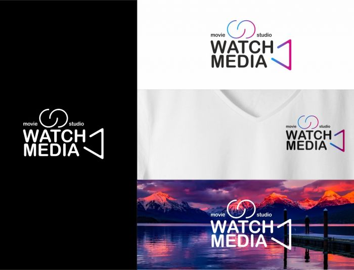 Логотип для WATCH MEdia - movie studio - дизайнер tailorgardner