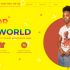 Landing page для color the world - интернет магазин футболок - дизайнер x19zen91x