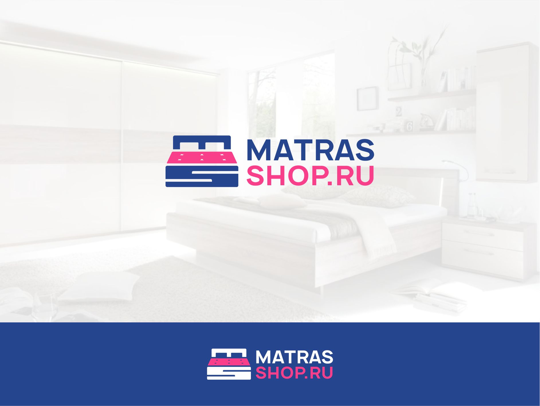 Логотип для Логотип для сети магазинов MATRASSHOP.RU - дизайнер LogoPAB