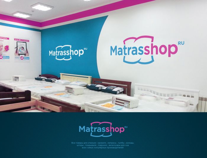 Логотип для Логотип для сети магазинов MATRASSHOP.RU - дизайнер webgrafika