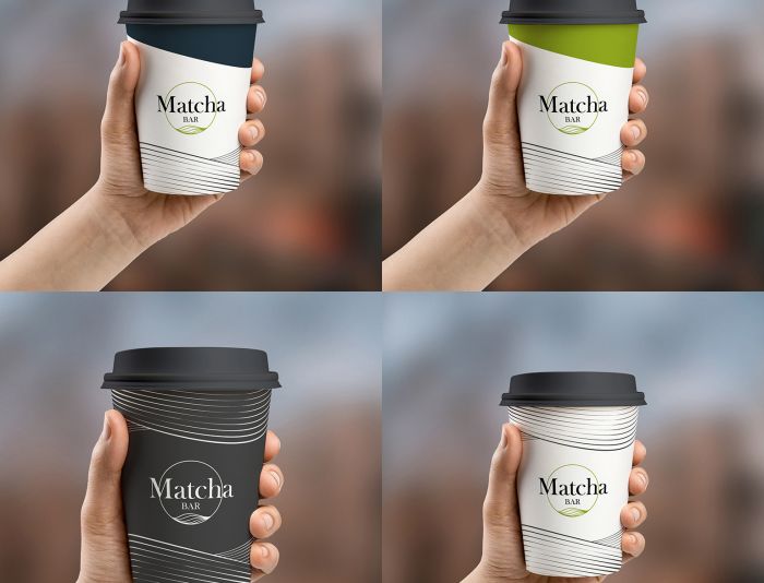 Лого и фирменный стиль для Matcha Bar - дизайнер asya_duende