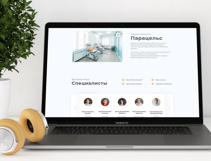 Веб-сайт для http://www.paracels-vlad.ru - дизайнер Dayt