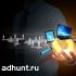 Логотип для ad hunt (сайт adhunt.ru ) - дизайнер yulyok13