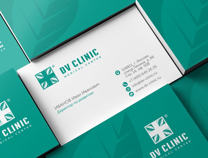 Логотип для ДВ Клиник, DV Cliniс - дизайнер mz777