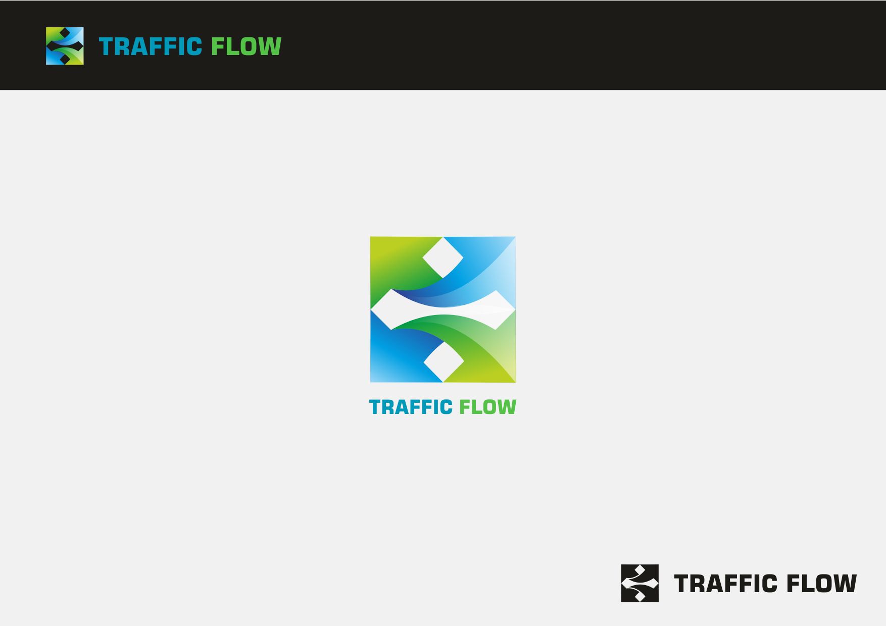 Лого и фирменный стиль для Traffic Flow - дизайнер VictorAnri