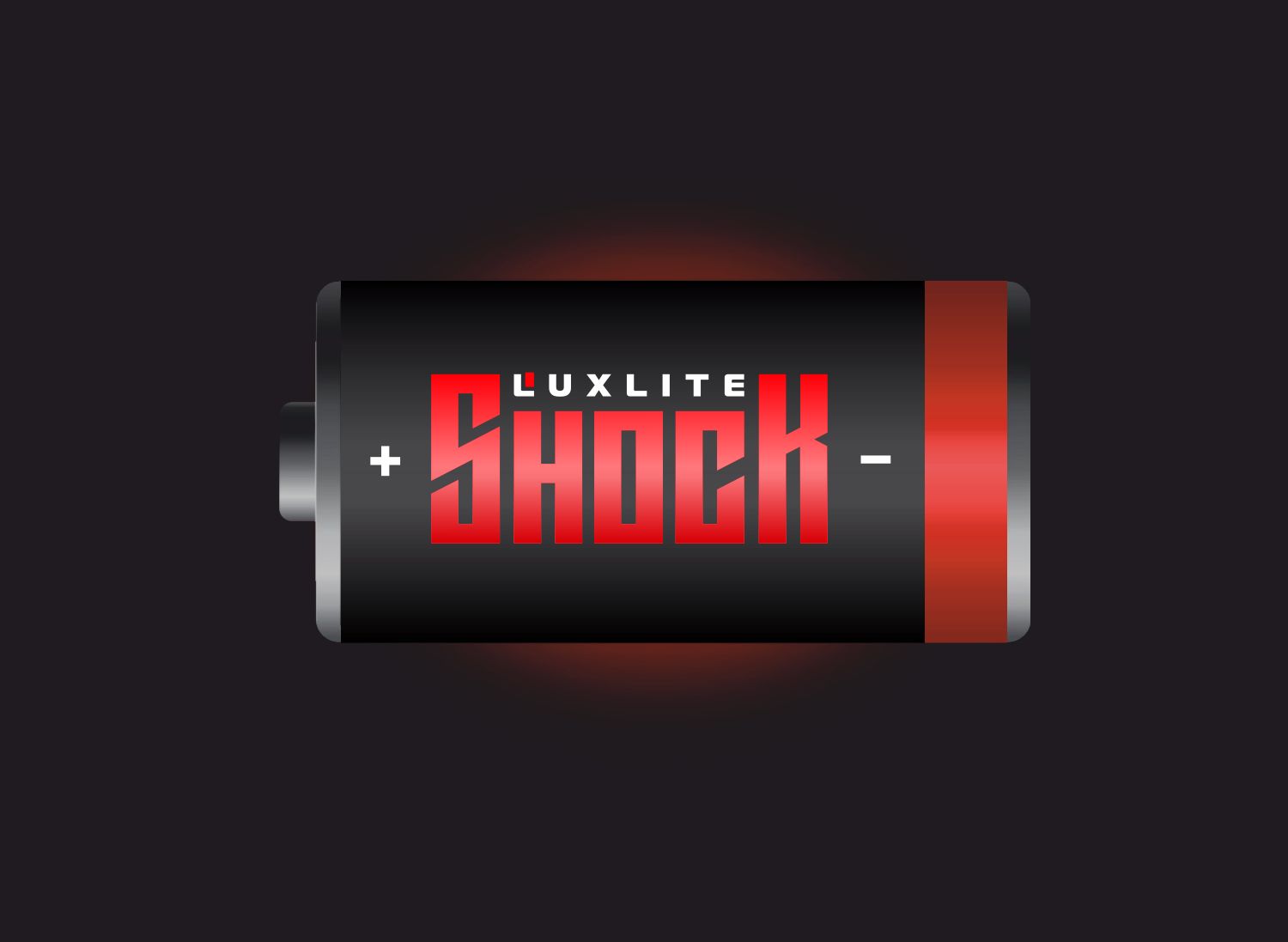Логотип для батареек LUXLITE SHOCK - дизайнер GAMAIUN