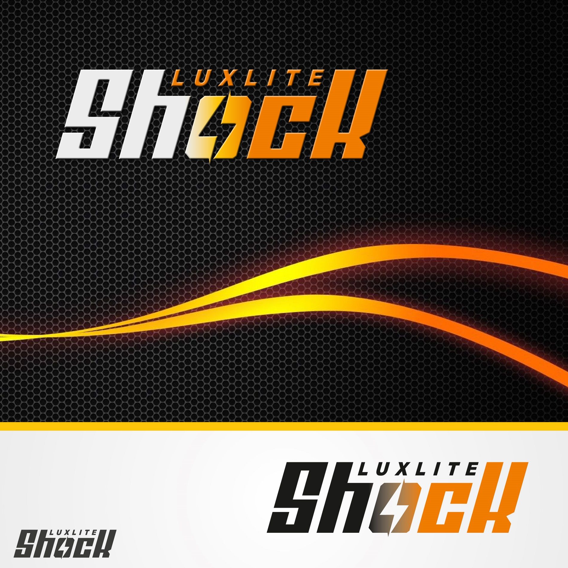 Логотип для батареек LUXLITE SHOCK - дизайнер Rusj