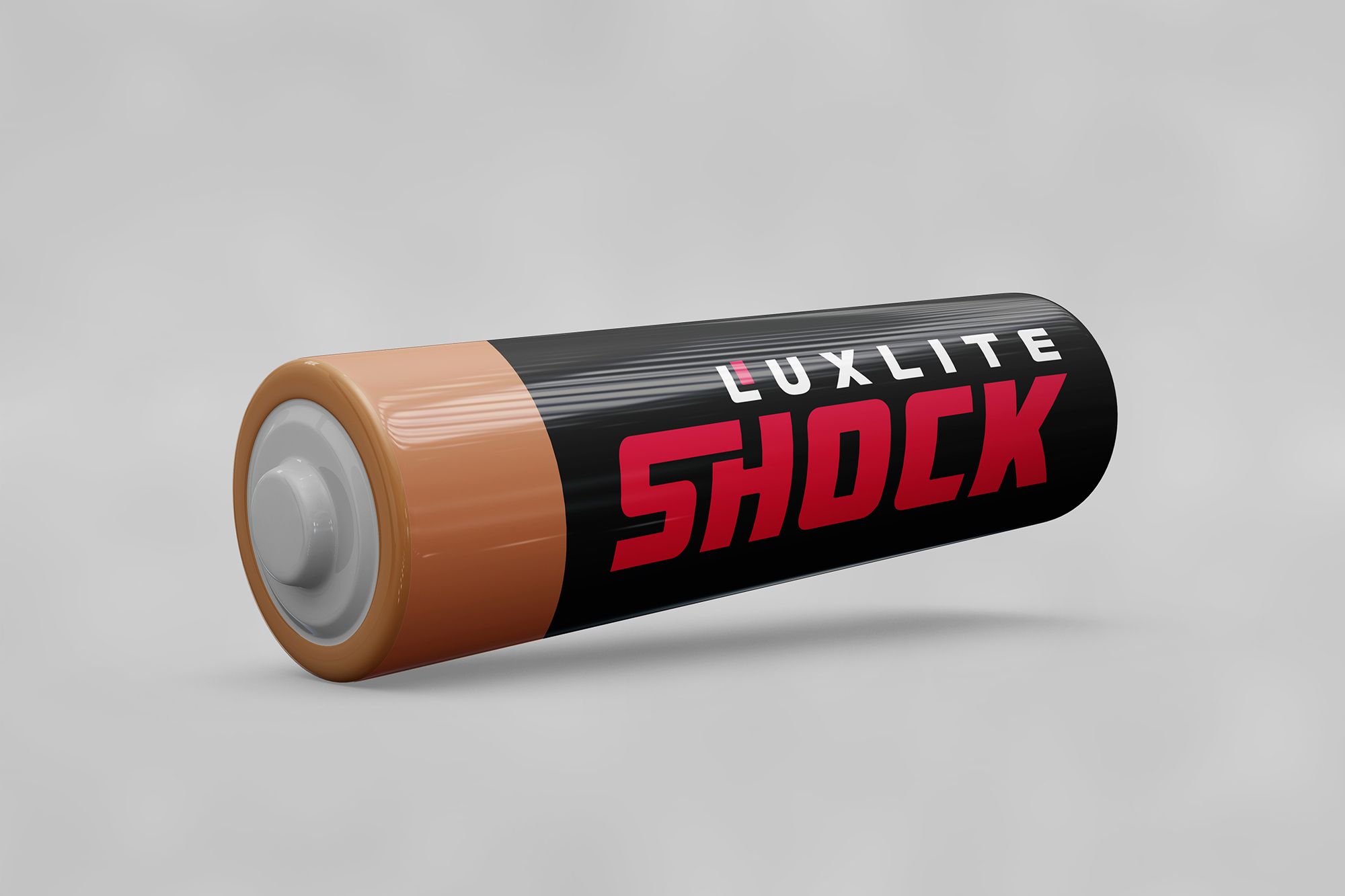 Логотип для батареек LUXLITE SHOCK - дизайнер andyul