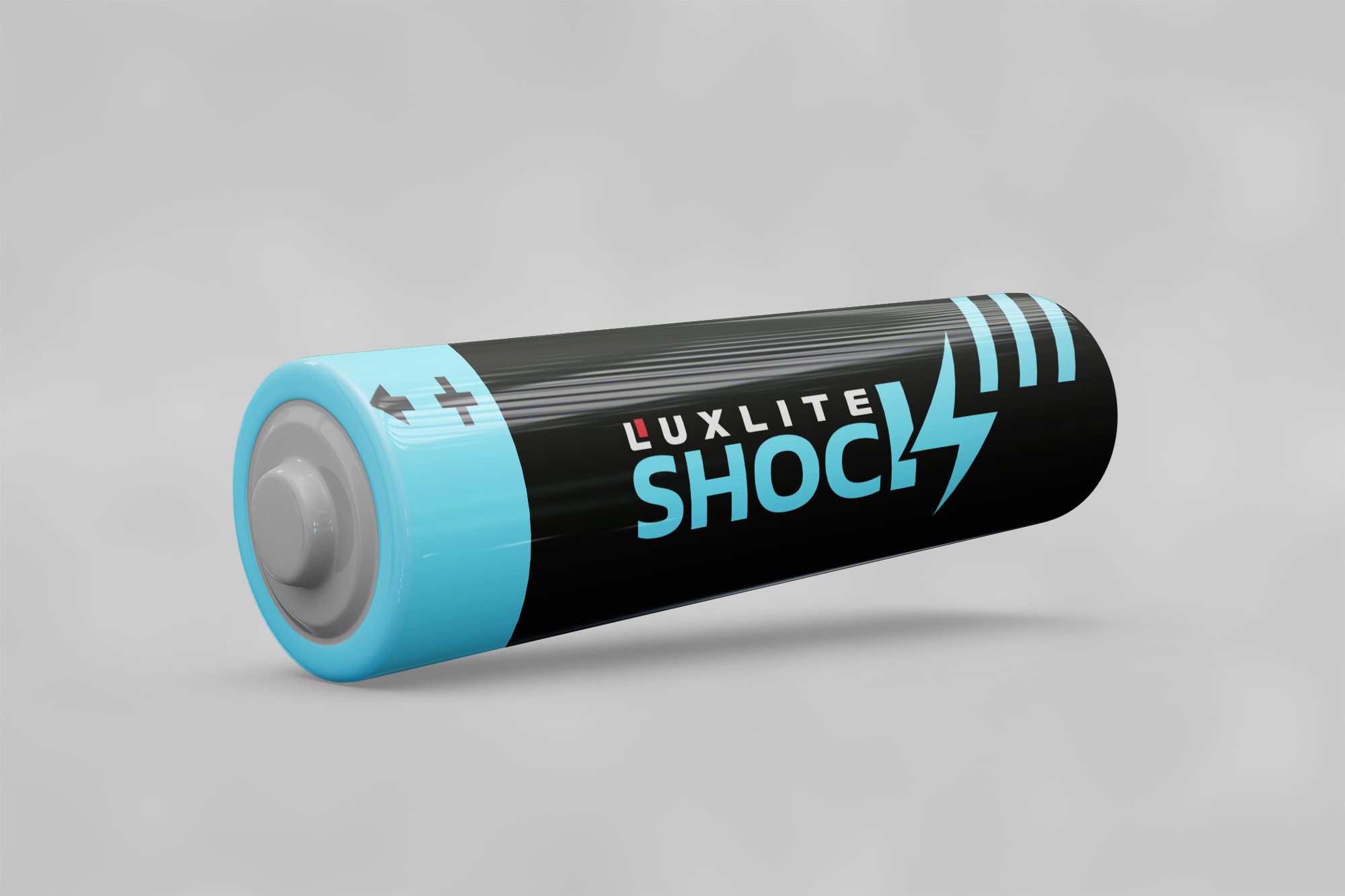 Логотип для батареек LUXLITE SHOCK - дизайнер erkin84m