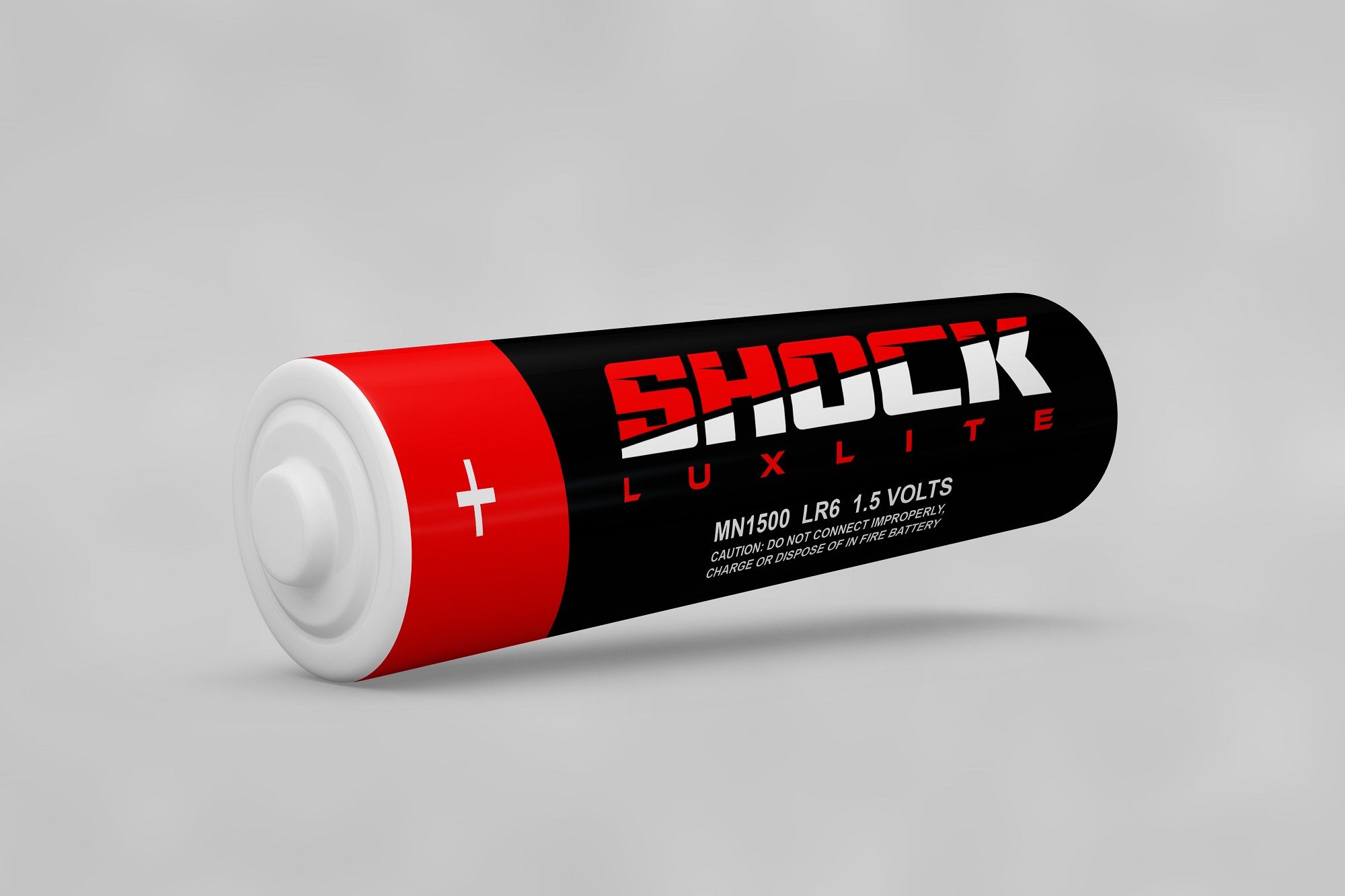 Логотип для батареек LUXLITE SHOCK - дизайнер serz4868