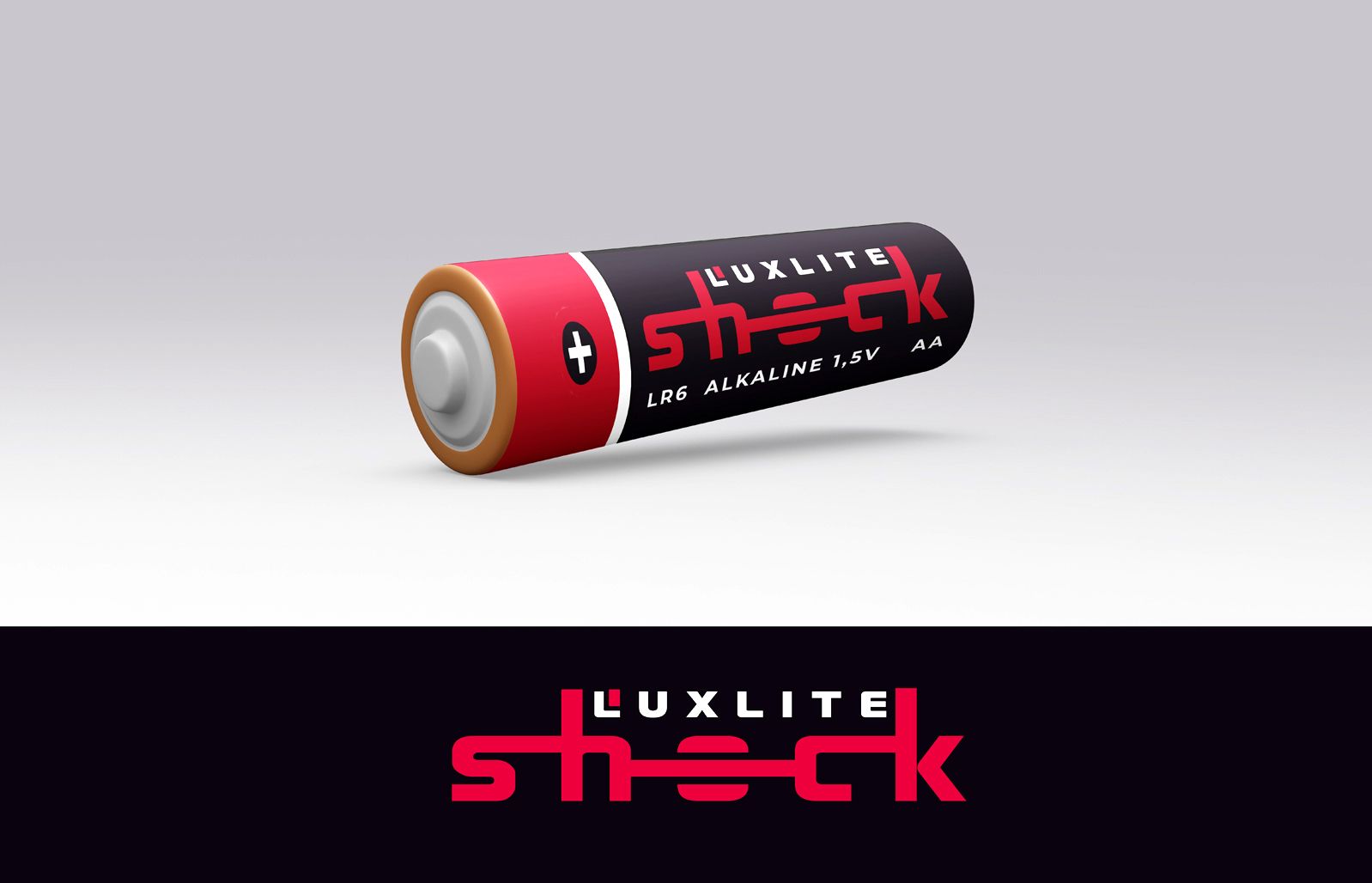 Логотип для батареек LUXLITE SHOCK - дизайнер andblin61