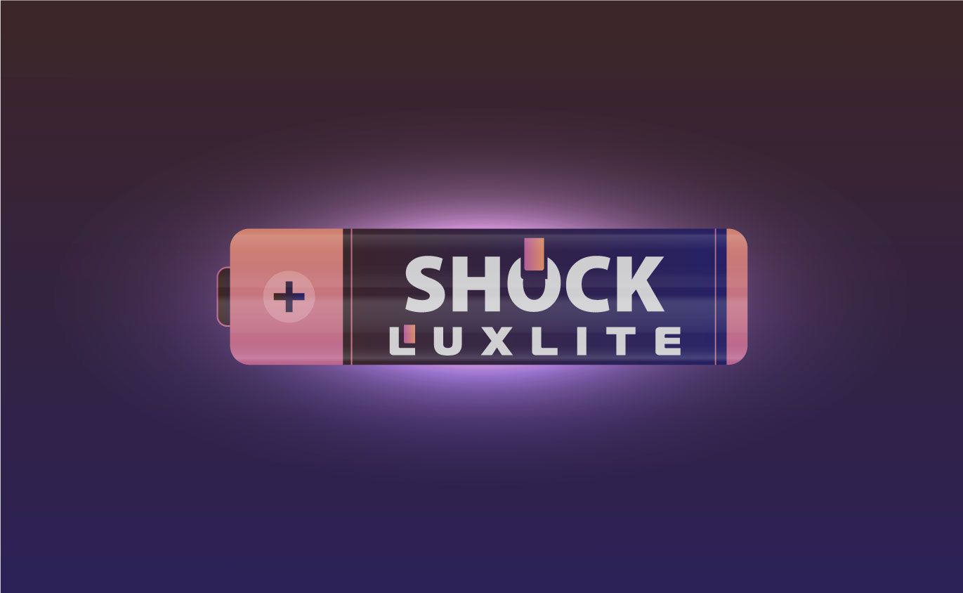 Логотип для батареек LUXLITE SHOCK - дизайнер kanatik