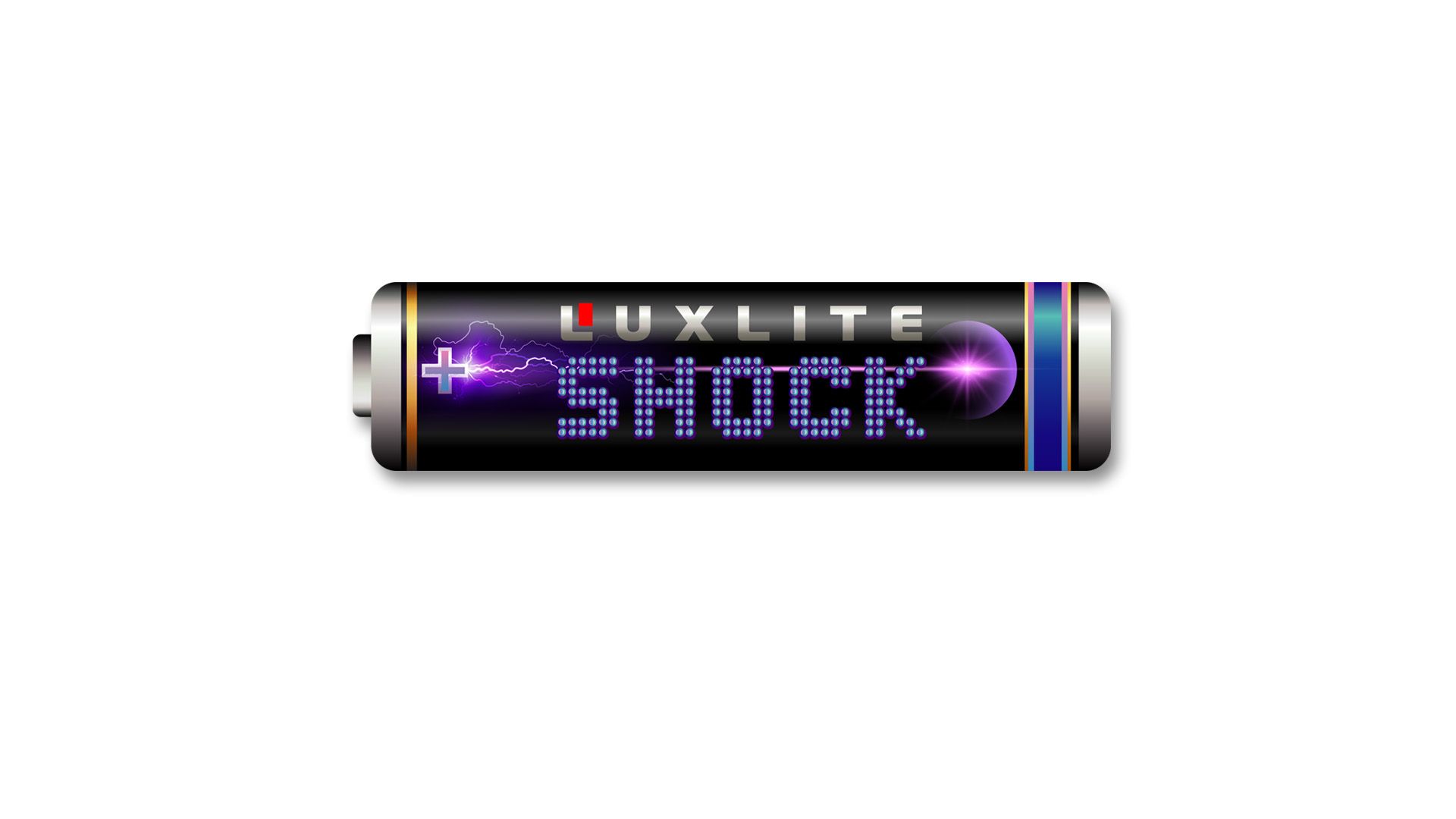 Логотип для батареек LUXLITE SHOCK - дизайнер aleksmaster