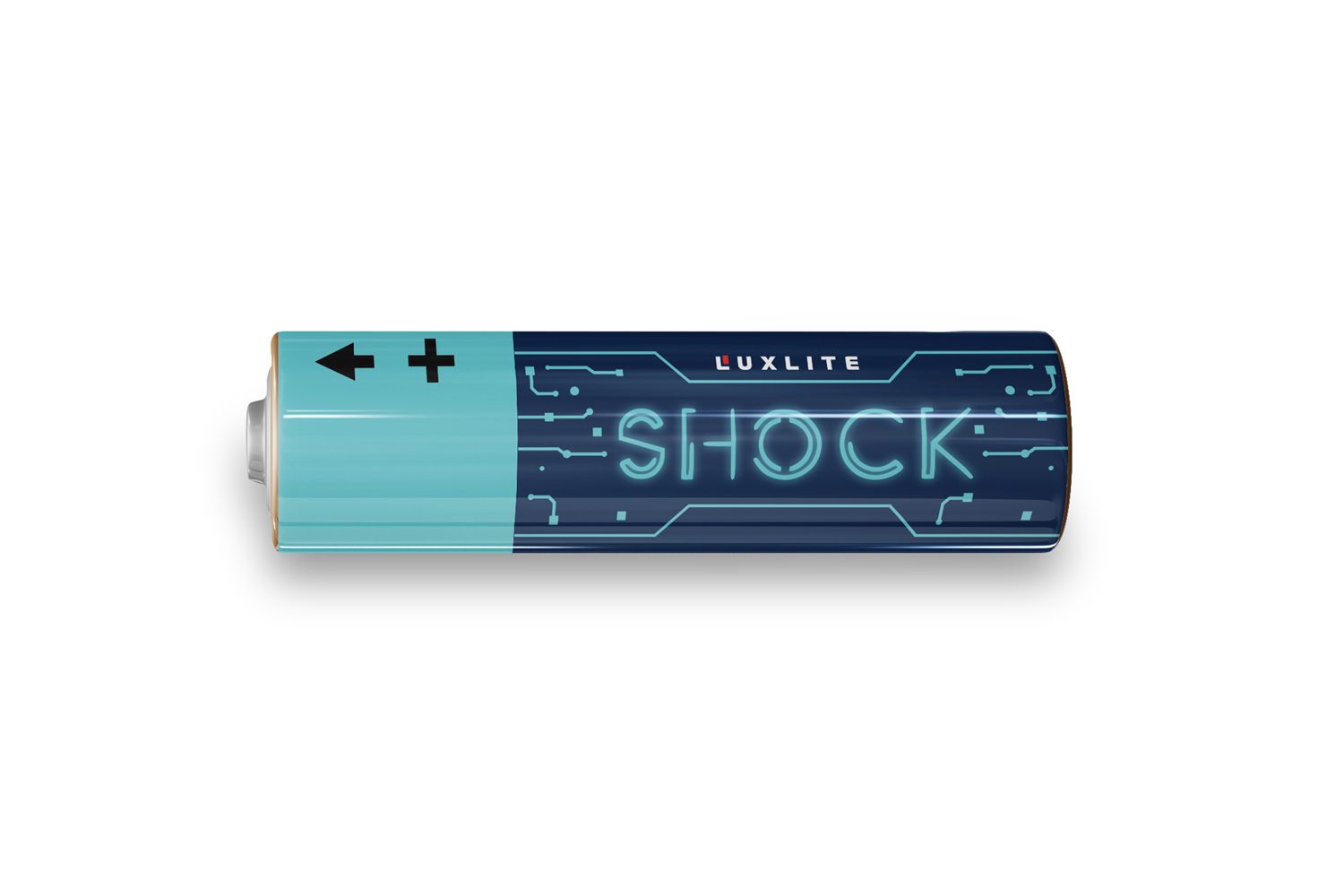 Логотип для батареек LUXLITE SHOCK - дизайнер mar