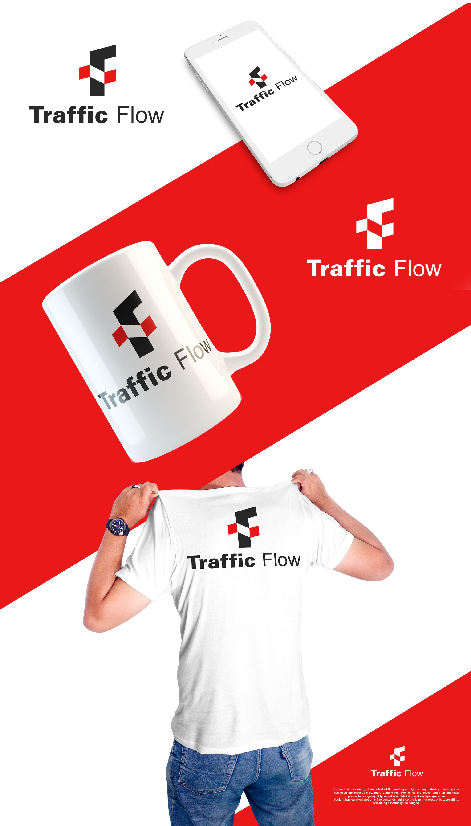 Лого и фирменный стиль для Traffic Flow - дизайнер Splayd